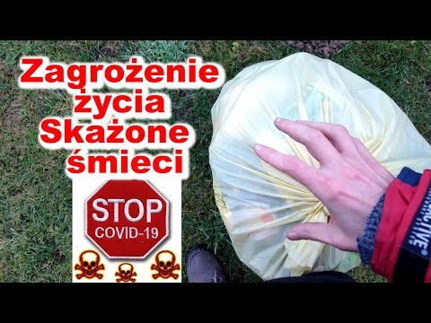 Zagrozenie zycia Skazone Worki na smieci