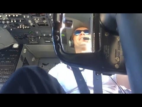 Ladowanie Boeinga 737 na wietrze