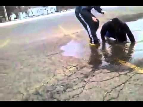 Gas puddle jump from friends to come watch video 