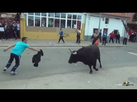 Drunk Man Accidently Walks Into A Bull Run (You Gu