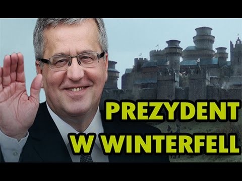 Wiec Bronislawa Komorowskiego w Winterfell