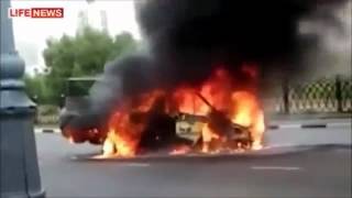 Wybuch samochodu w Rosji