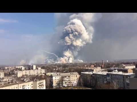 Ukraina: Pozar skladu amunicji