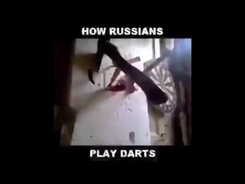 Jak ruscy graja w dartsa