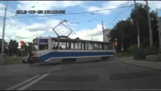 Potracony przez tramwaj