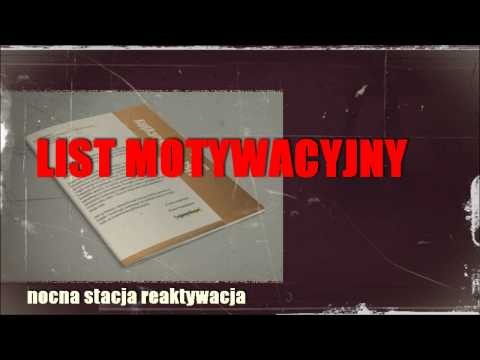 LIST MOTYWACYJNY DO PRACY