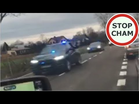 Policja i SOP spycha z drogi DK74