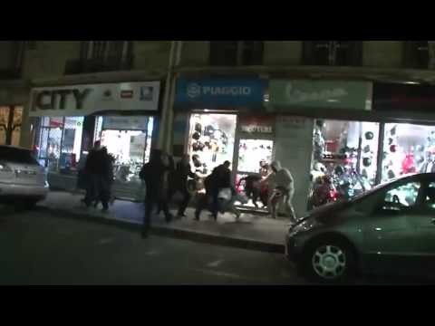 Francuska policja po cywilu vs muzulmanscy ...