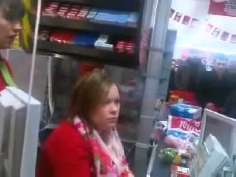 Polacy w niemieckim markecie
