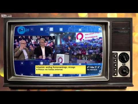 Redaktor TVN prezy sie, aby uratowac program...