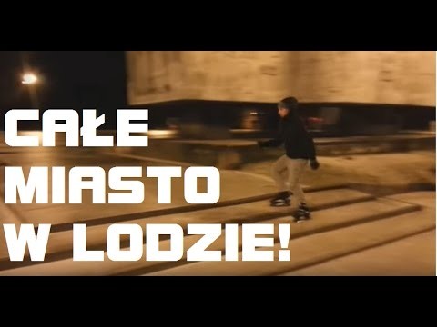 Cale miasto w lodzie 