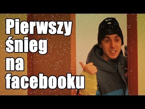 Wrzucanie zdjec pierwszego sniegu na Facebooka