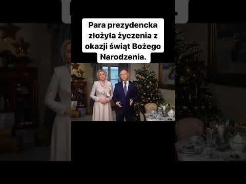 Para prezydencka zlozyla zyczenia z okazji swiat Bozego Narodzenia