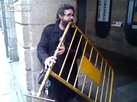 Niesamowity muzyk ulica w Hiszpanii