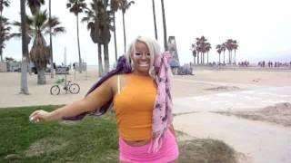 Popstar Trishii at the Beach