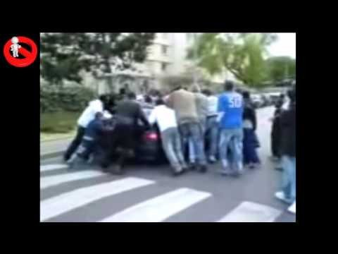 Francuska policja vs muzulmanie