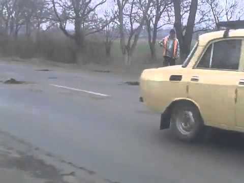 Naprawa drogi po ukrainsku
