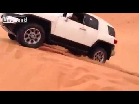 Fail - skok Hummerem na pustyni