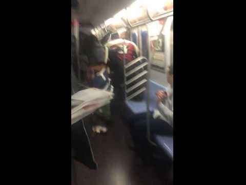 F train slap NYC