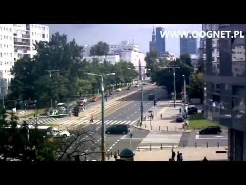 Warszawa czolowe zderzenie autobusow 21.08.2014