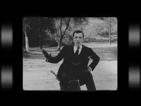 Buster Keaton na motocyklu