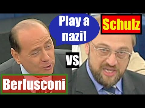 Berlusconi proponuje Schulzowi ciekawy angaz do filmu