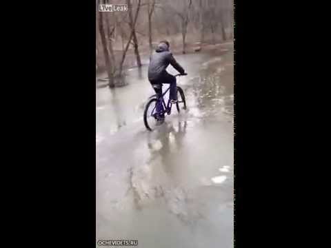Jazda po wodzie rowerem