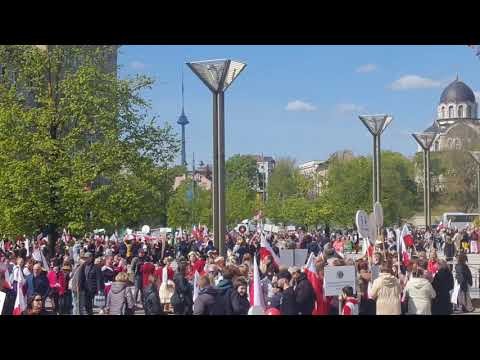 Swieto dnia flagi POLSKI w Wilnie, 6 maja 2023 r.