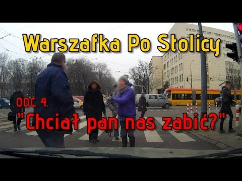 Agresywny taksowkarz na skrzyzowaniu