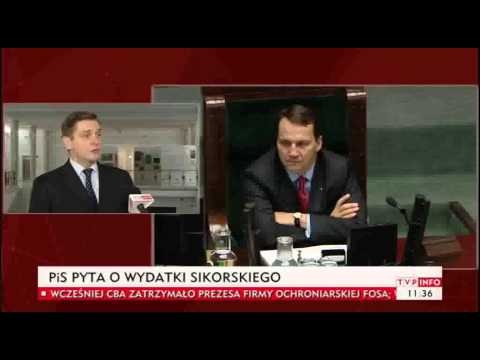 Gdzie Sikorski 80 tys zl wyjezdzil prywatnym samochodem