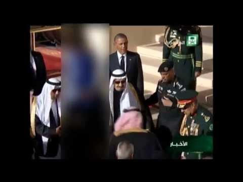A tak w Arabskiej telewizji pokazuja zone Baracka Obamy