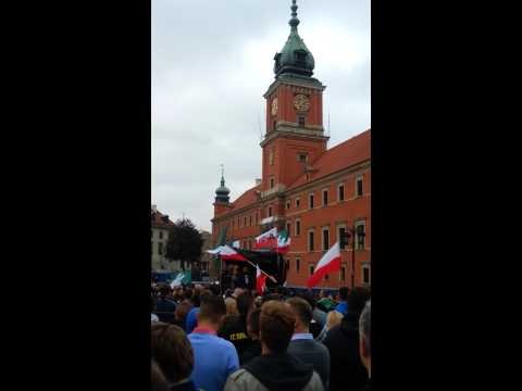12.09.2015 Marsz przeciw imigrantom, ONR Warszawa