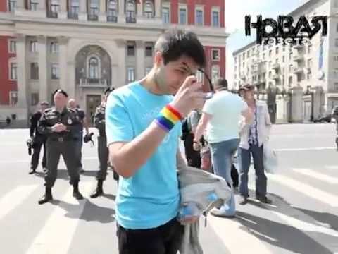 W Rosjii tak sie traktuje homoseksualistow