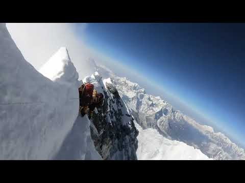 Mount Everest, wejscie kolo szczytu.