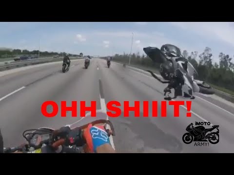 Wypadki motocyklowe - Latajacy ludzie