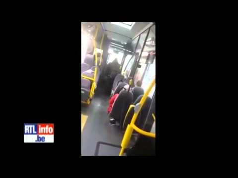 Kierowca wypchnal ciezarna kobiete z autobusu! (Belgia) 