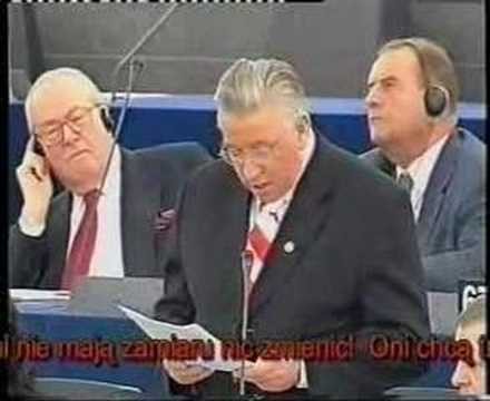 W "parlamencie" UE powiedzial jak jest.