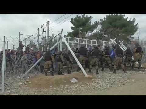 Grecja imigranci uchodzcy nachodzcy - bez komentarza